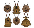 Oryx Badge Vector Set