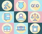 Law and Justice Icon Set