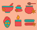 Hand Drawn Spa Collection Vector