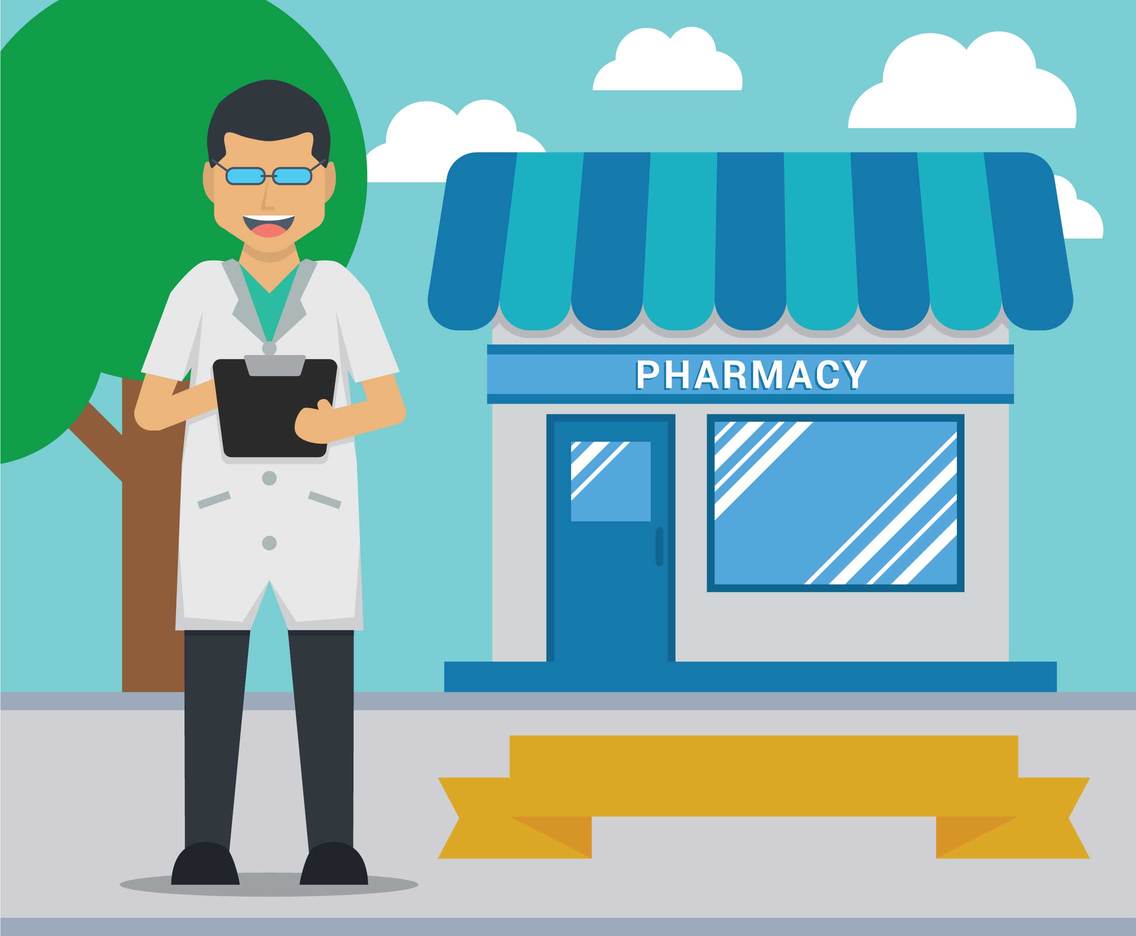 Pharmacy vector illustration
