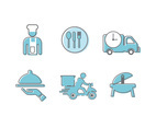 Catering Icons Vector