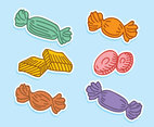 Hand Drawn Sweet Candy Vectors