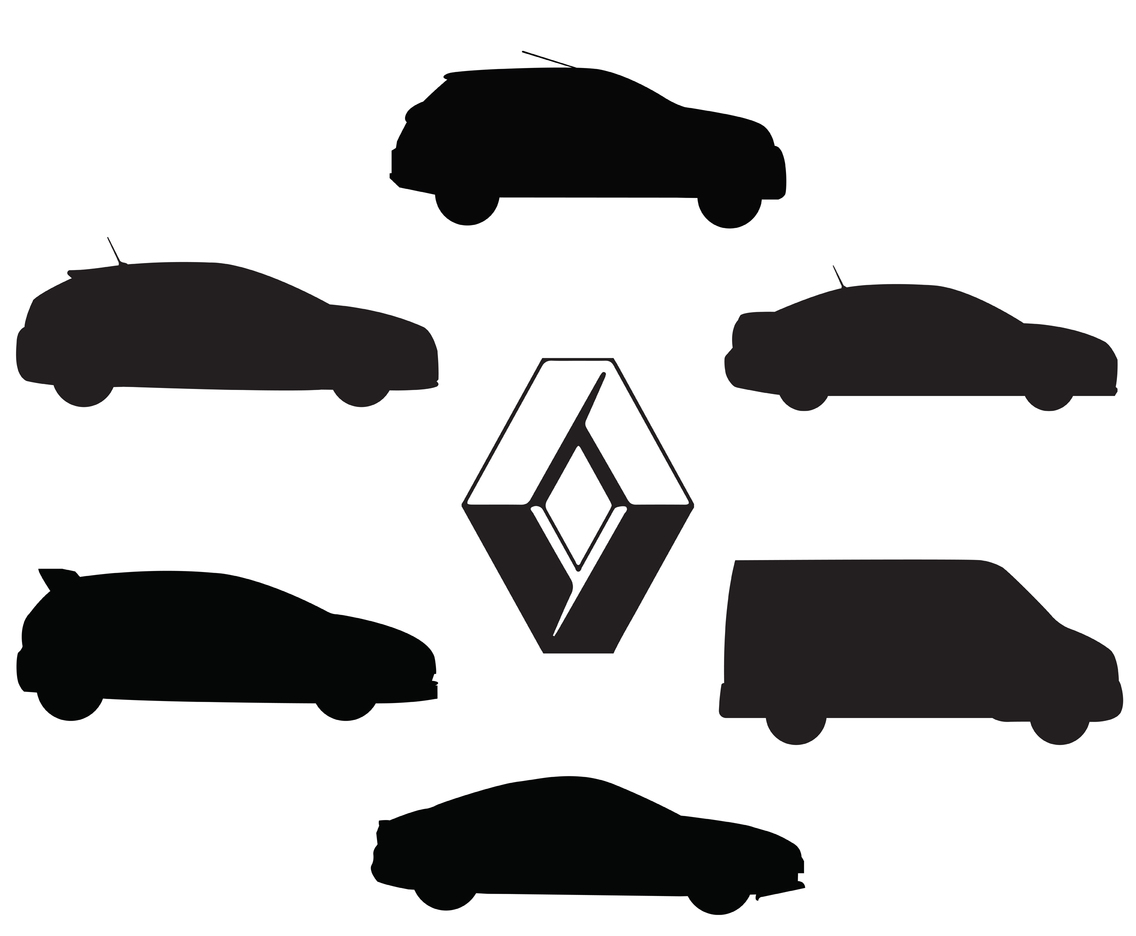 Renault Silhoutte Vector Pack