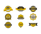 Business label taxi
