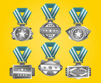 Platinum Medals Vector Pack