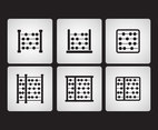 Abacus icon set
