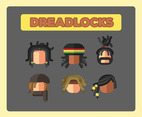 Dreadlocks Icon Vector