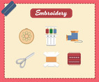 Embroidery Icon Vector 