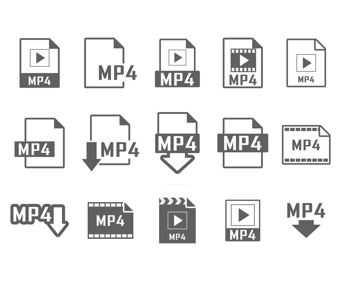 MP4 Icon Vectors 