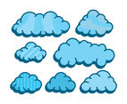 Cartoon Cloud Vector