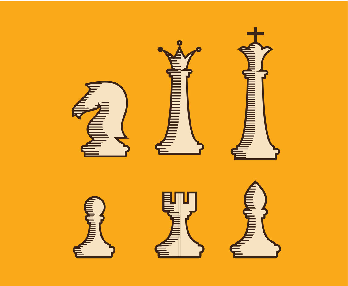 Simple Chess Illustration Vector