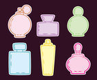 Hand Drawn Fragrance Icons Vector