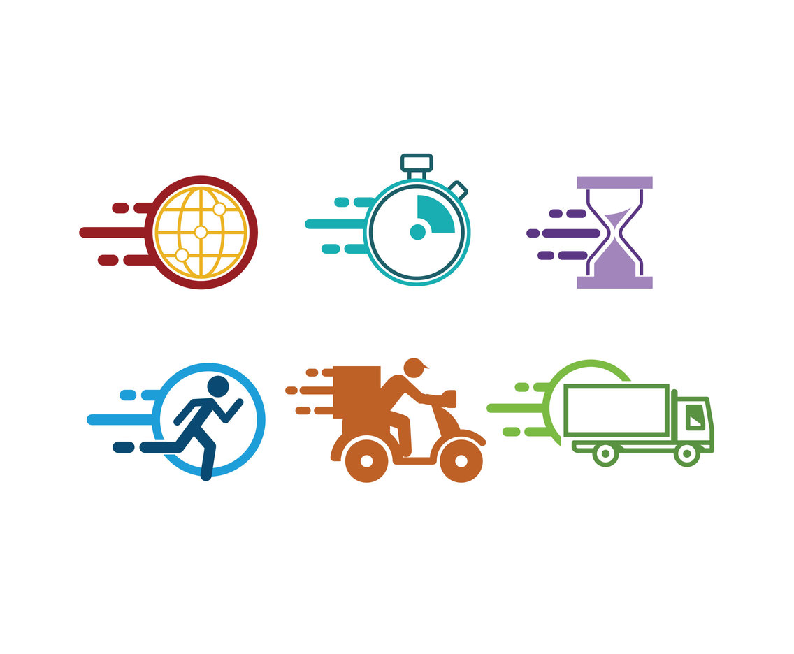 Express Time Icons Vector