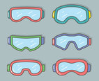 Goggles Collection Vector