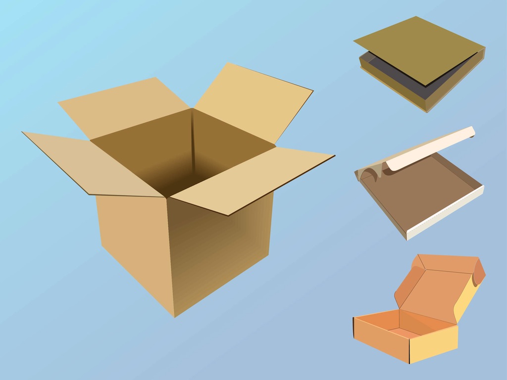 Paper Boxes Vector