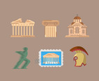 Athens Icon Vector