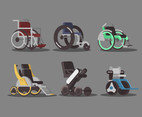 Wheelchair Models Vector