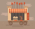 Athens Shop Vector