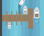 Boat Dock Vector