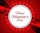 Free Vector Modern Happy Valentine's Day Background