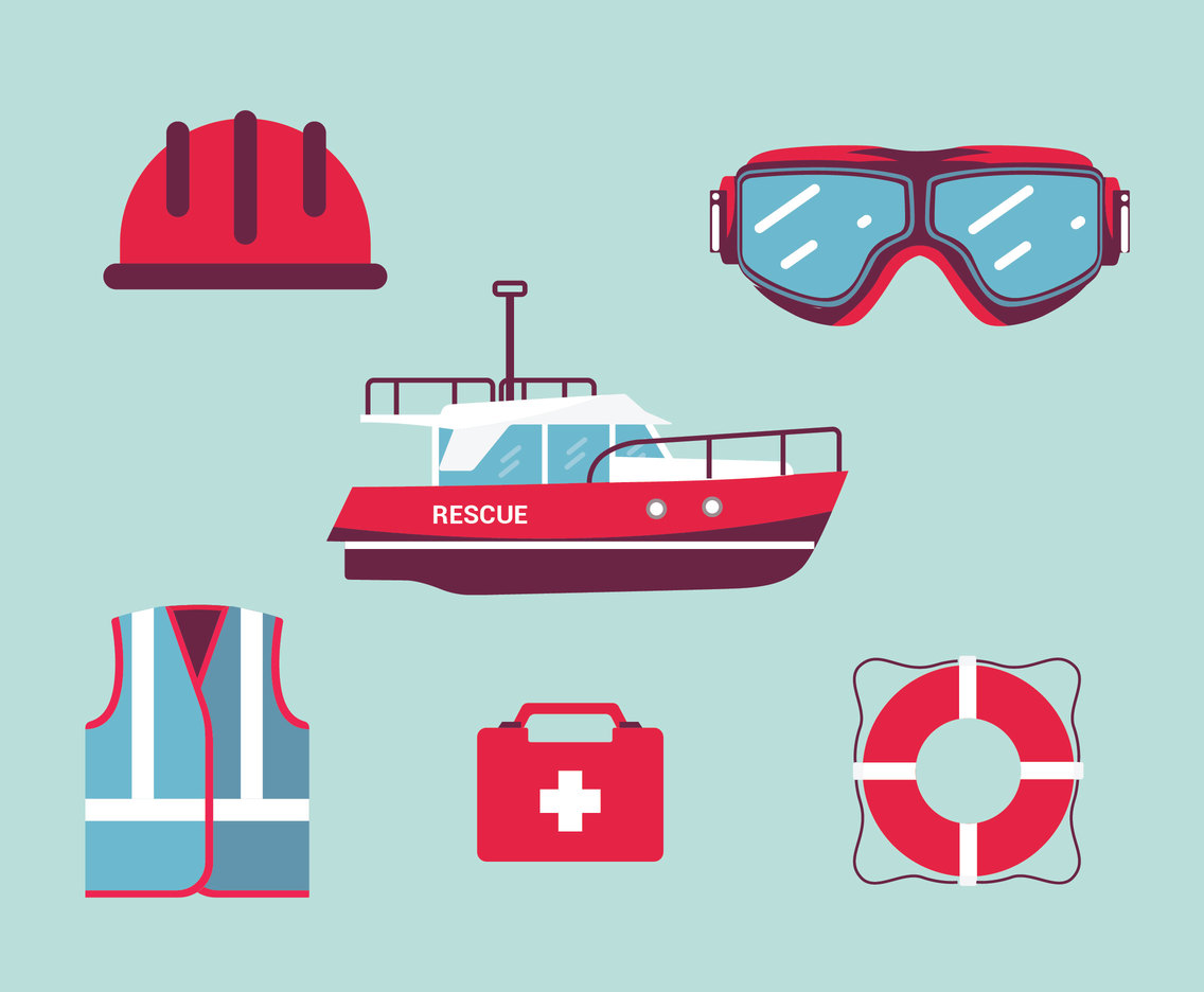 Rescue Equipment Vector Pack