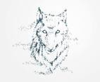 Wolf Particles Vector