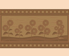 Woodcarving Flowers Vector