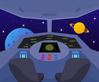Outstanding Spaceship Cockpit Vectors