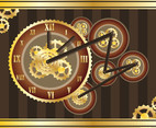Time Backgrounds With Roman Numerals Vector