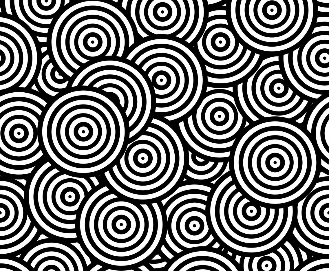 Circled Psychedelic Pattern