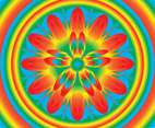 Psychedelic Mandala Vector