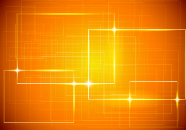 Glowing Squares Vector Background