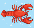 Hand Drawn Lobster Vector