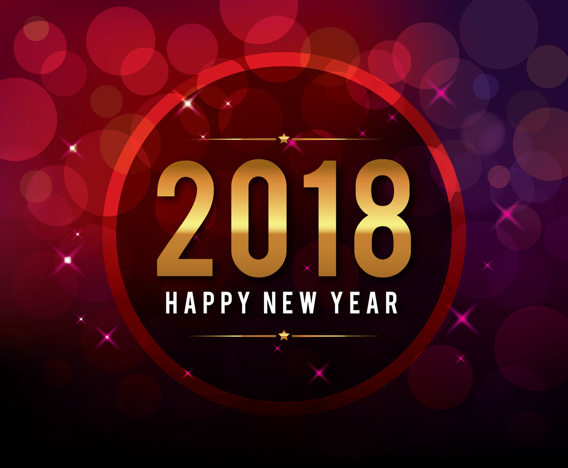 Happy New Year 2018  Greeting