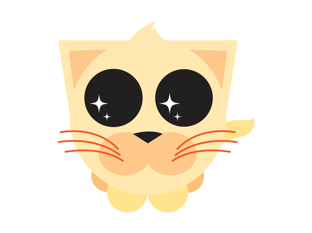 Cute Cartoon Kitty