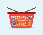 Cute Grocery Shopping Vectors
