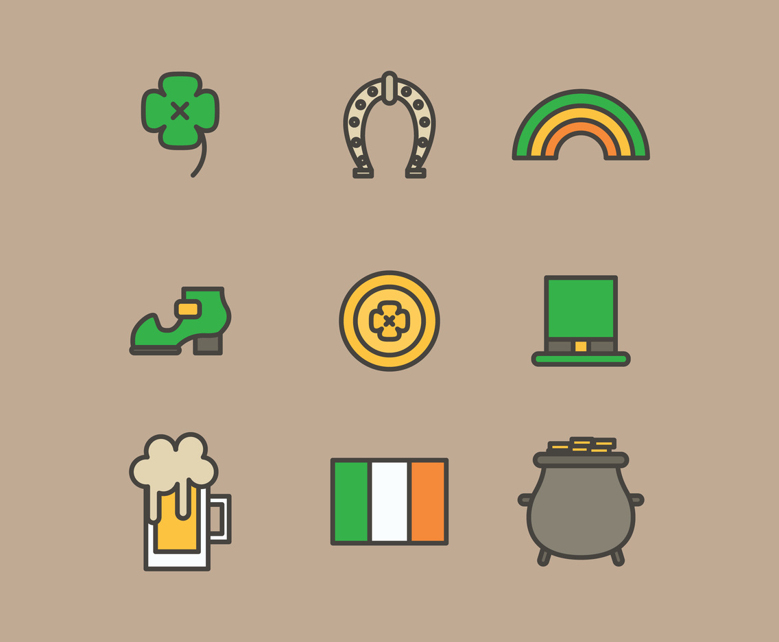 St. Patrick's Day Icons