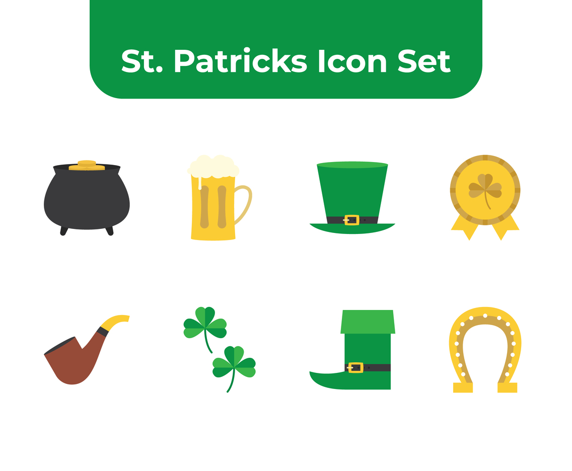 St Patricks Icon Set