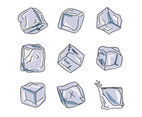 Set Of Ice Cubes