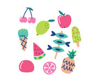 Cute Colorful Summer Foods