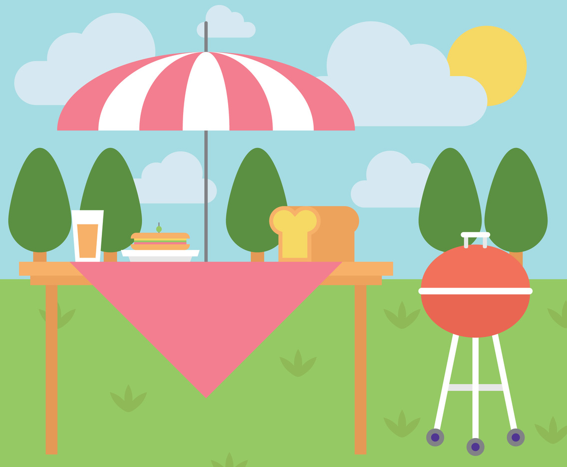 Picnic Barbecue Vector Art Graphics Freevector
