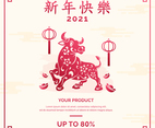 Chinese New Year Marketing Kit Promotion Template
