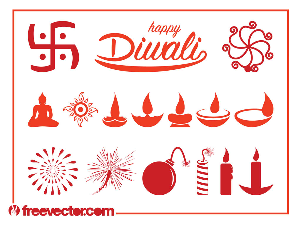 Diwali Graphics Set