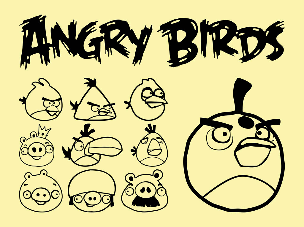 Angry Birds Vector