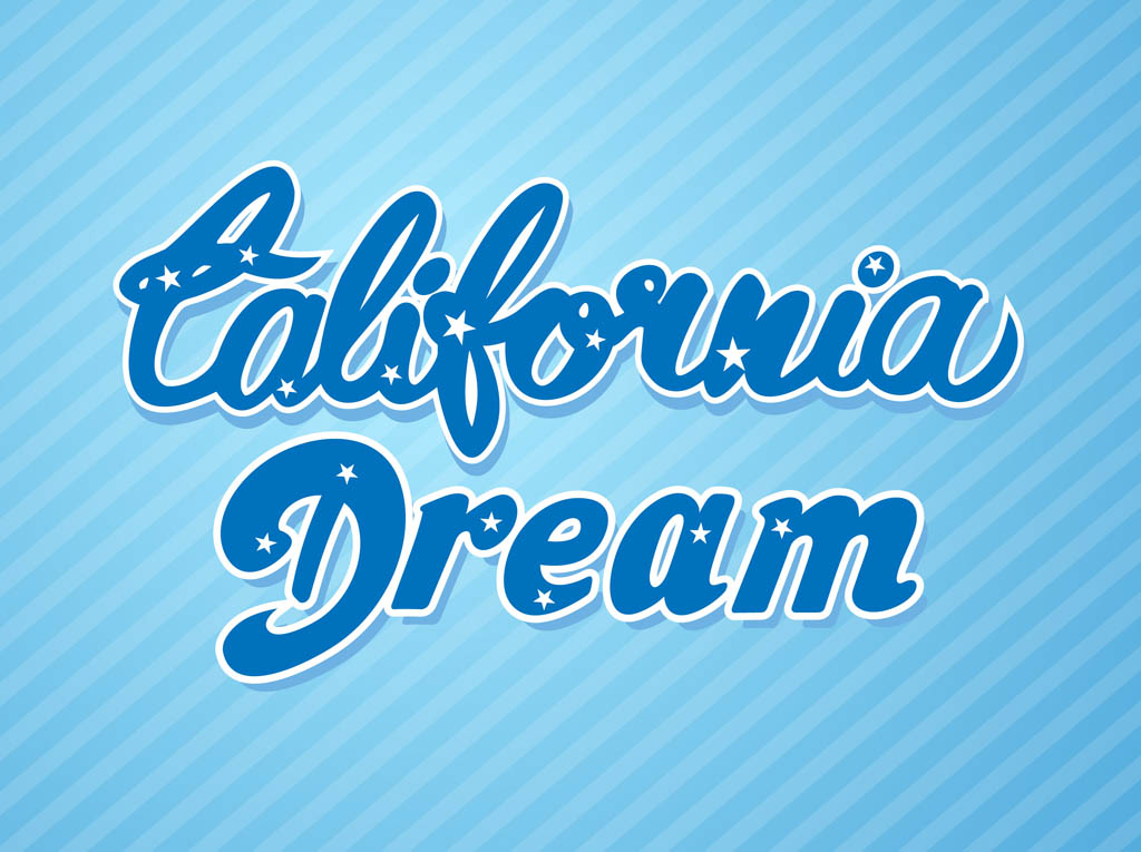 California Dream Vector