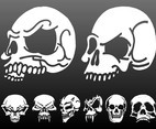 Skulls Vector Graphics Set
