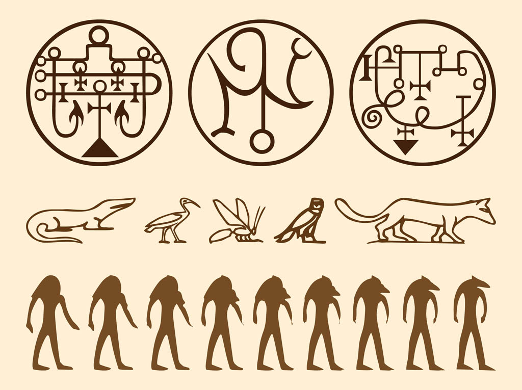 Egyptian Symbols Graphics