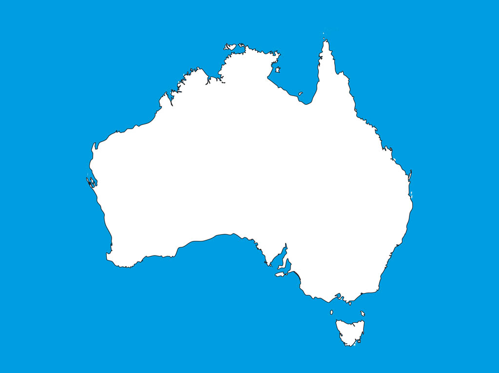 free clipart map of australia - photo #13