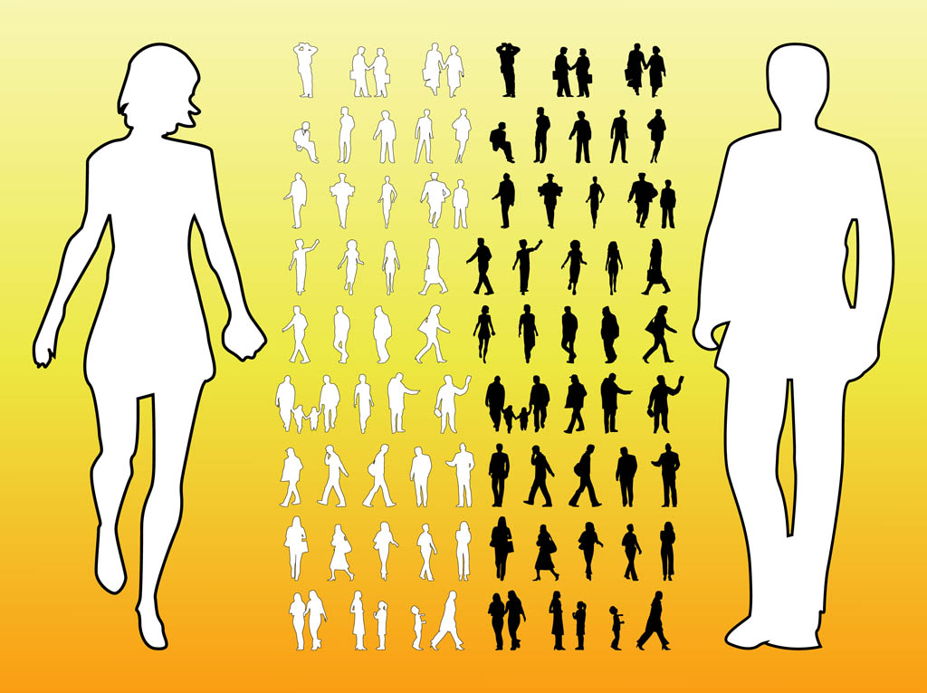 People Silhouettes Graphics