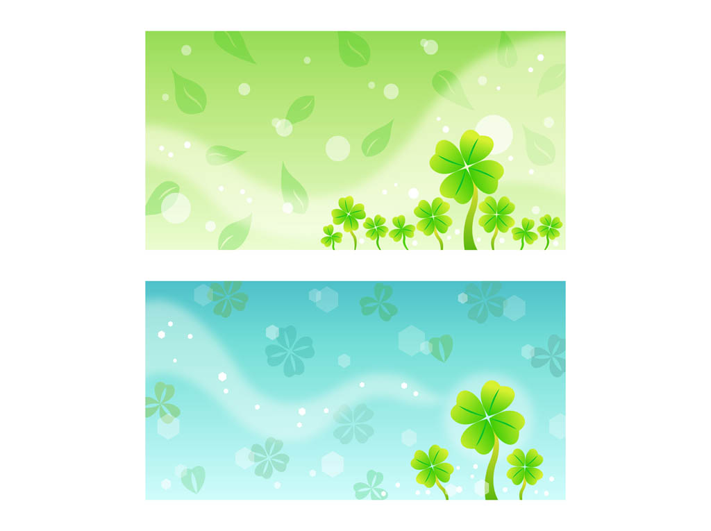 Clover Background Templates